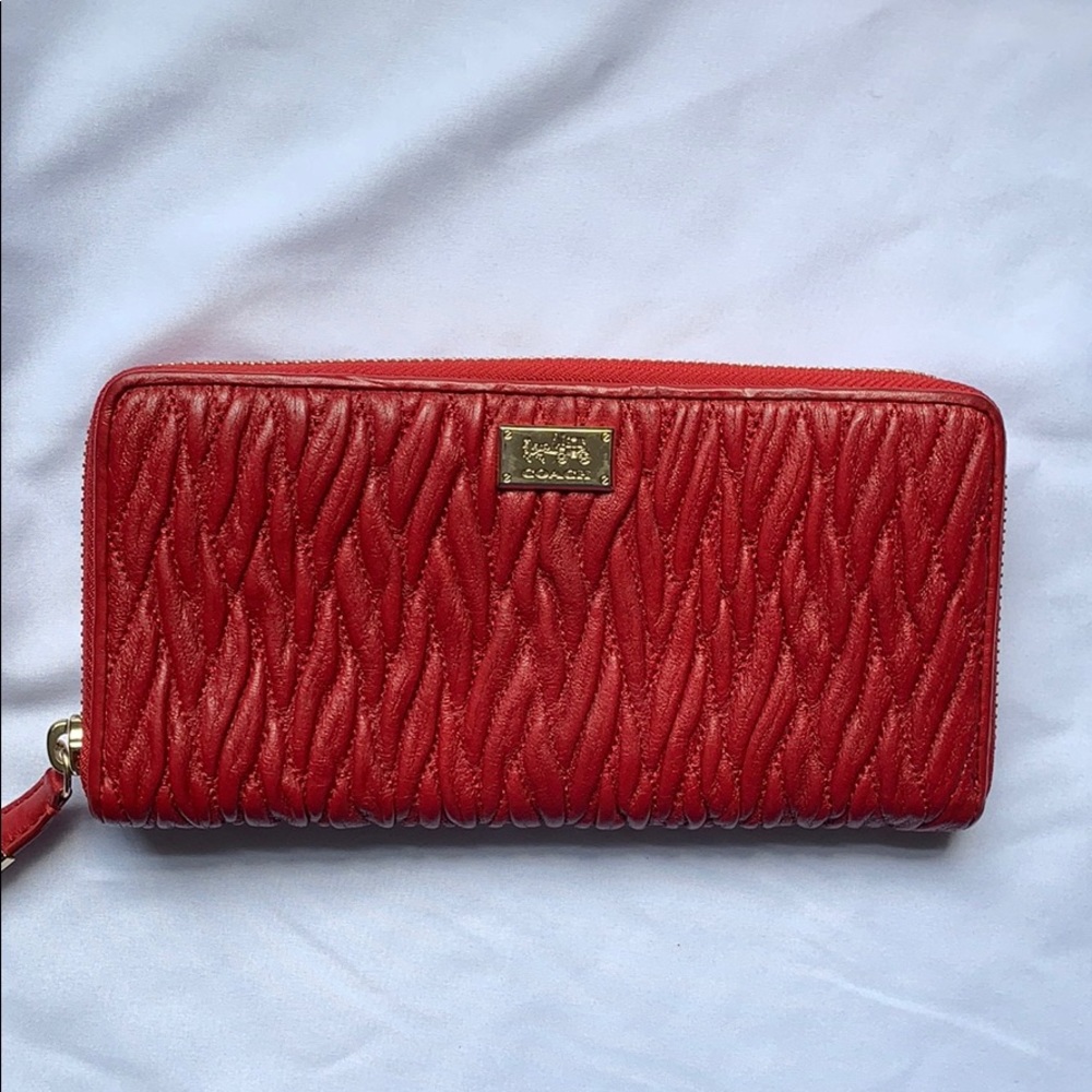 Coach leather wallet